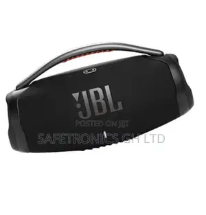 JBL Boombox 3 Portable Bluetooth Speaker - Black