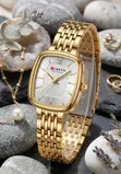 Curren 9093 Luxury Ladies Watch - Gold Stainless Steel - 1