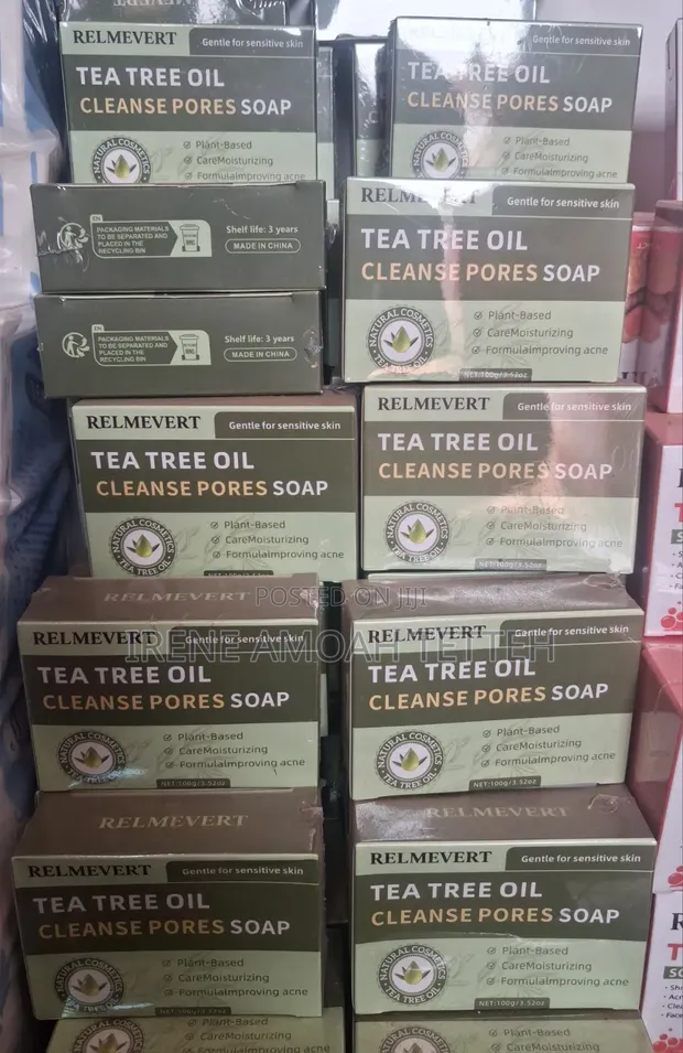 Tea Tree Oil Soap - Cleanses Pores - 1