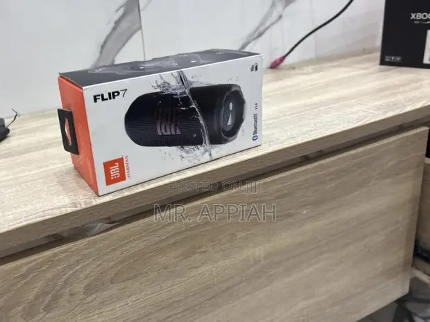 JBL Flip 7 Waterproof Portable Bluetooth Speaker (Black) - 1