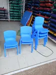 Royal Comfort Blue Plastic School Chair - 2