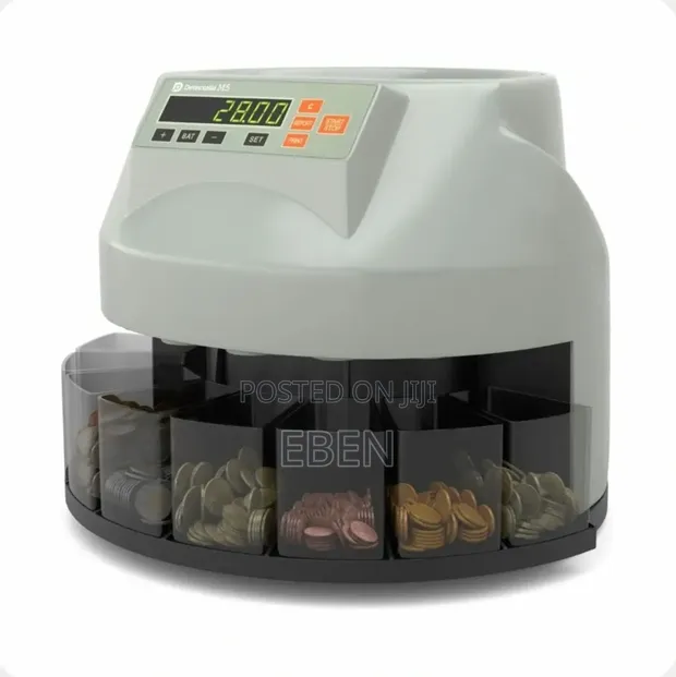 Detectalia M5 Coin Counter Sorter - 1