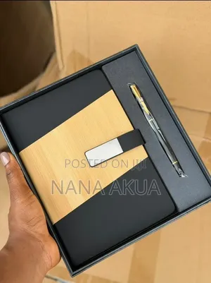 Branded Corporate Diary Set with Pen