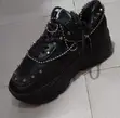 Black High Top Sneakers - Size 39 - 3