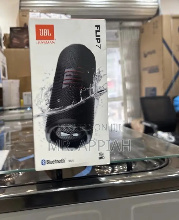 JBL Flip 7 Wireless Speaker (Black) - 1