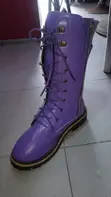 Purple High Top Boots - Size 39 - 3