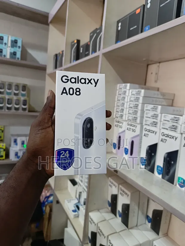 New Samsung Galaxy A08 64GB Silver - 1