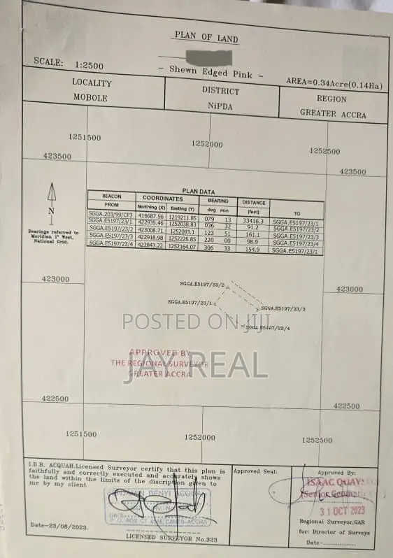 Titled Commercial Land for Sale - Afienya-Dodowa Road - 1