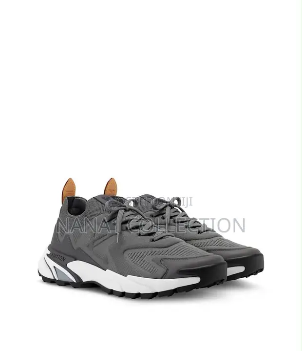 Beige Louis Vuitton LV Tatic Knit Sneakers - 1
