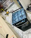 Brand New Volcano Glass 4 Gas Cooker with Oven (50x50) - 2