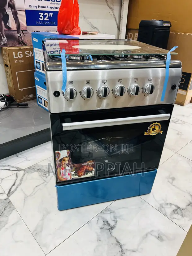 Ferre 4 Gas Burner Cooker (Gray) 60x60cm - 1