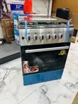 Ferre 4 Gas Burner Cooker (Gray) 60x60cm - 1