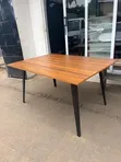 Wood and Metal Dining Table - 3