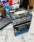 Super Adorable Ferre 60x60cm Glass Lid 4 Gas Cooker (Gray) - 1
