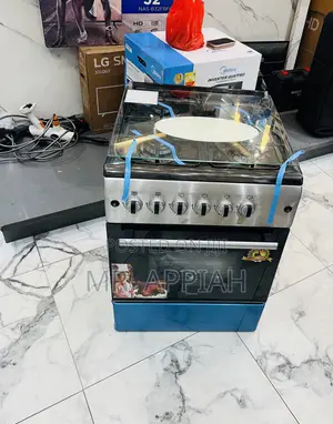 Ferre 60x60cm 4 Gas Cooker with Glass Lid