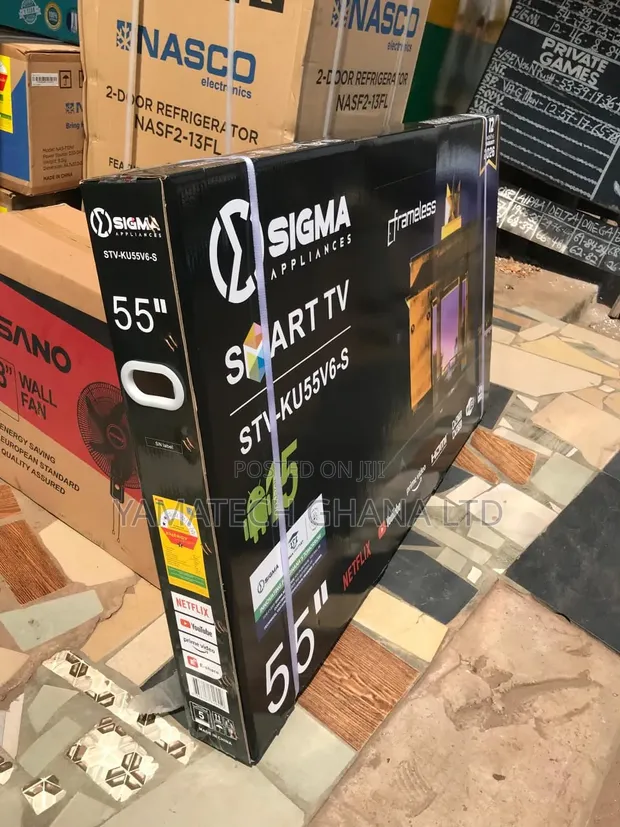 Sigma 55-inch Smart 4K UHD TV with Bluetooth - 1