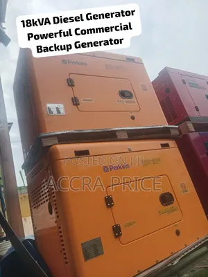 18kVA Perkins Silent Diesel Generator - Brand New