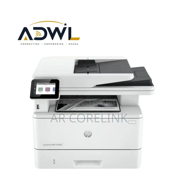 HP LaserJet M4103FDW Printer - Print, Scan, Copy, Duplex, Wireless - 1