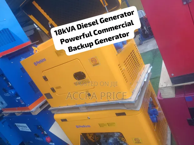 18kVA Perkins Silent Diesel Generator - Brand New - 1