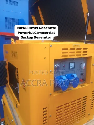 18kVA Perkins Silent Diesel Generator - Brand New