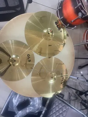 GLS Cymbal Set: 18" Crash, 16" Crash, 14" Hi-Hat