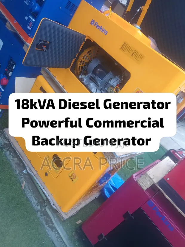 18kVA Perkins Silent Diesel Generator - Brand New - 1