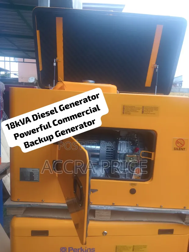 Perkins 18kVA Silent Diesel Generator - Brand New - 1