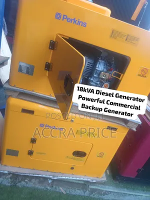 18kVA Perkins Silent Diesel Generator - Brand New