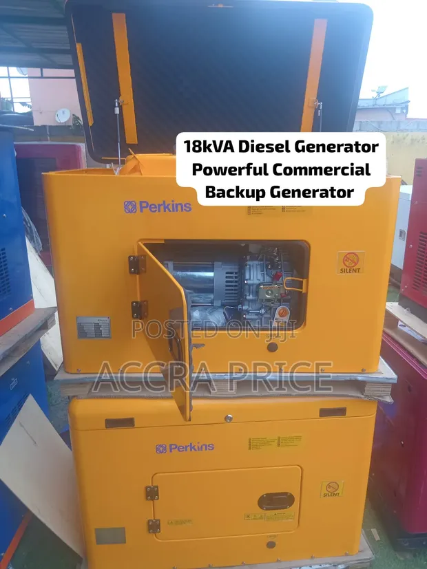 Perkins 18kVA Silent Diesel Generator - Brand New - 1