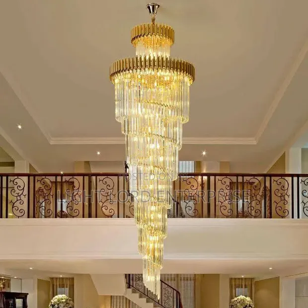 Villa 700mmx2100mm 10-Layer Crystal Chandelier Light - 1
