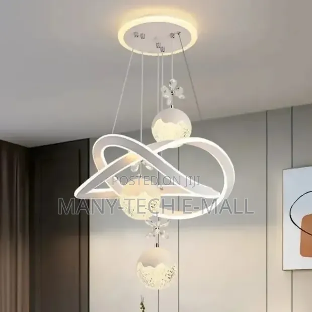 White Chandelier Light - 1