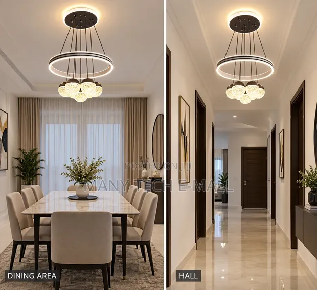 Amerlux LED Chandelier - Color Changing, Height Adjustable - 1