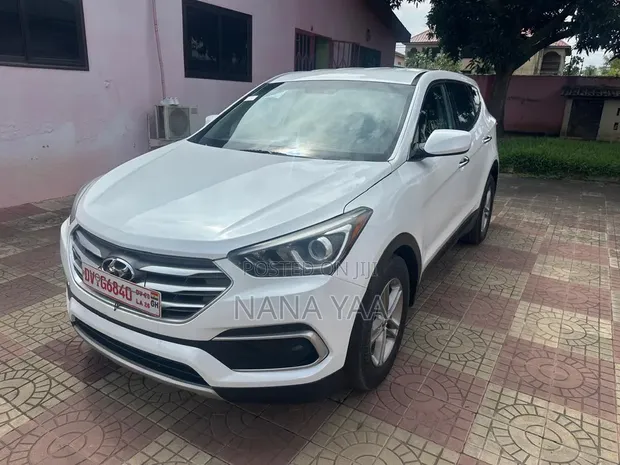 Hyundai Santa Fe 2018 White - 1