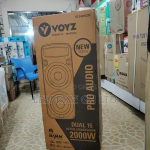 Voyz 2000W Bluetooth Portable Speaker with Tripod & Mic