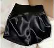 Luxury High-Waisted Satin Pleated Shorts - 2
