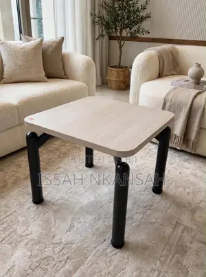 Small White Wood Side Table