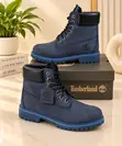 Original Timberland Navy Blue Boots - 2