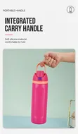 Stainless Steel Insulated Bottle with Straw - 4