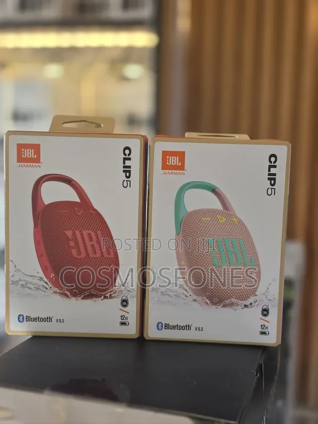 JBL Clip 5 Portable Bluetooth Speaker - 1