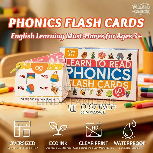 Phonics Flash Cards - Brand New - 1