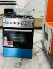New Ferre 60x60 4 Gas Burner Cooker with Glass Lid - 1