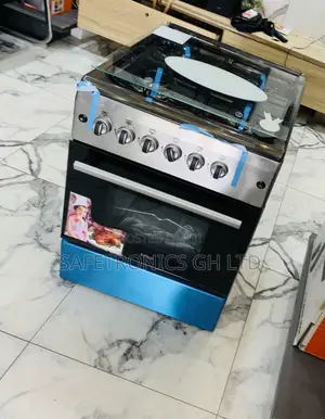 Ferre 60x60 4-Burner Gas Cooker with Oven Grill
