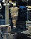 ZCZD Black and Gold Chandelier 700mm x 2100mm - 1