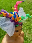 Colourful Crin Fascinator - 1