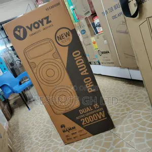 Voyz 2000W Portable Bluetooth Speaker with Microphone