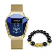Forsining Luxury Men's Gold Quartz Wrist Watch - 1