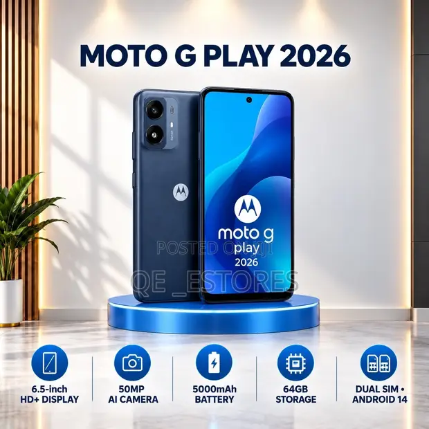 New Motorola Moto G Play 2026 64GB Blue - 1