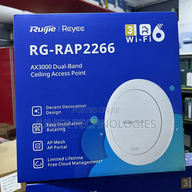 Ruijie RG-RAP2266 AX3000 Dual-Band Ceiling Access Point WiFi 6 - 1