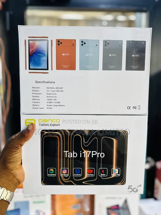 New Panco i17 Pro Tablet 1TB Black - 1