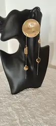 Elegant Long Drop Earrings - 1